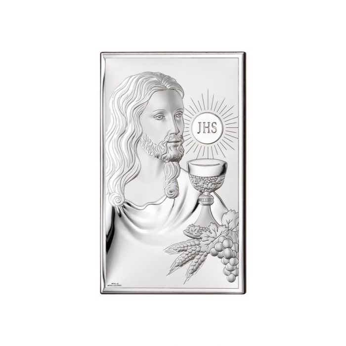 Jezus Chrystus nad Hostią obrazek święty z grawerem Valenti & Co