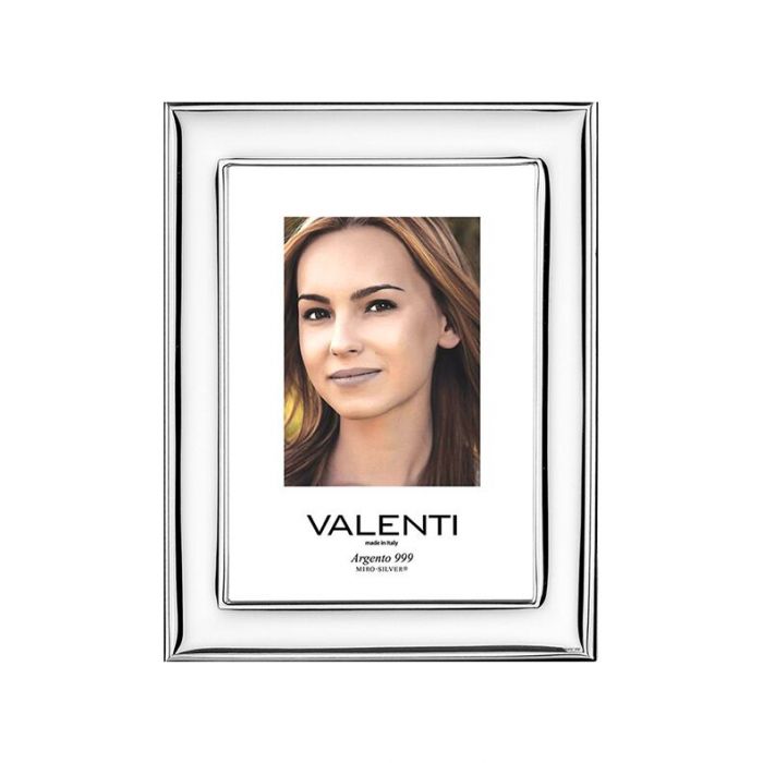 Srebrna ramka na zdjęcie pamiątka na różne okazje z grawerem Valenti & Co