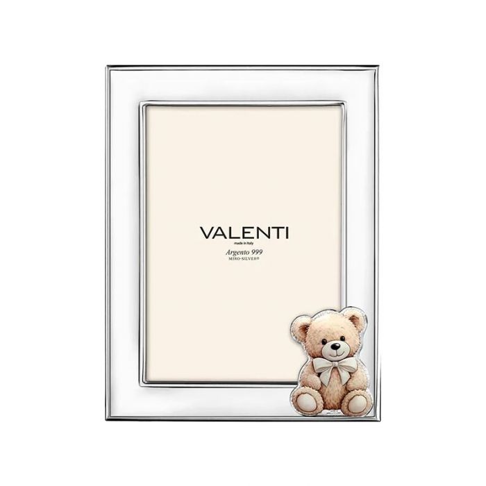 Ramka na zdjęcie z misiem Pamiątka dla dziecka z grawerem Valenti & Co